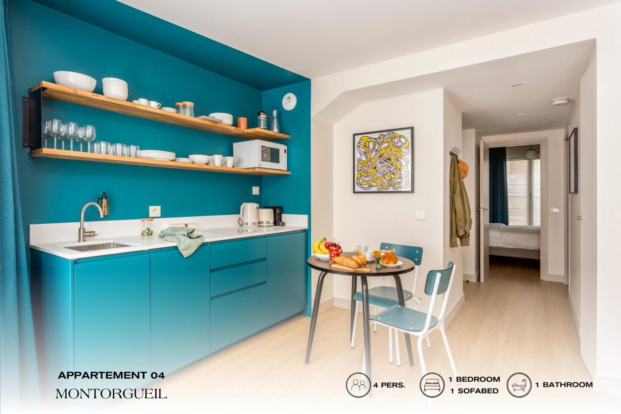 Ferienwohnung Beauquartier - Montorgueil Paris Exterior foto