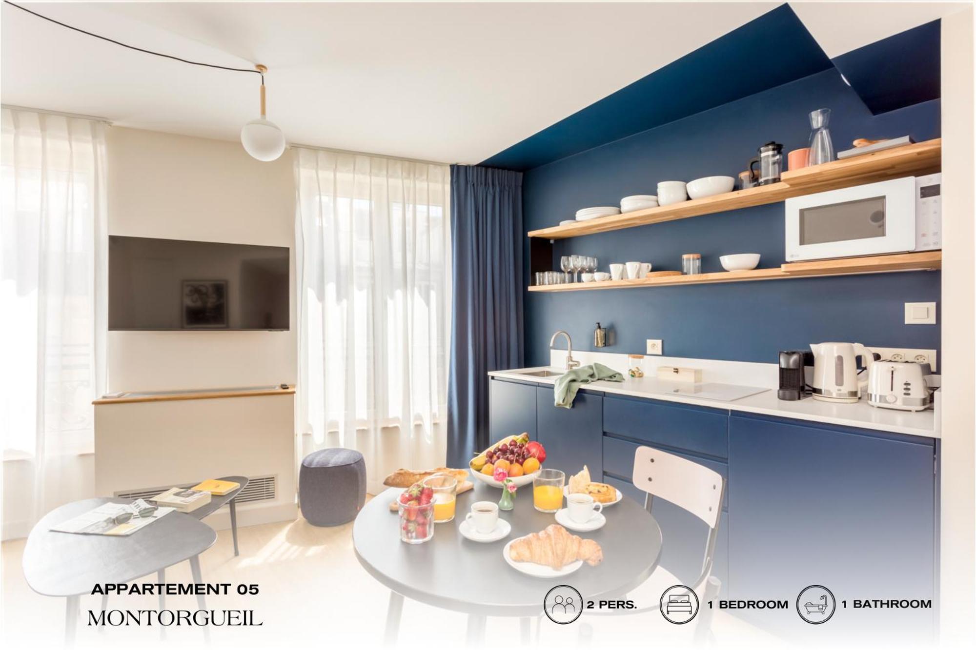 Ferienwohnung Beauquartier - Montorgueil Paris Exterior foto