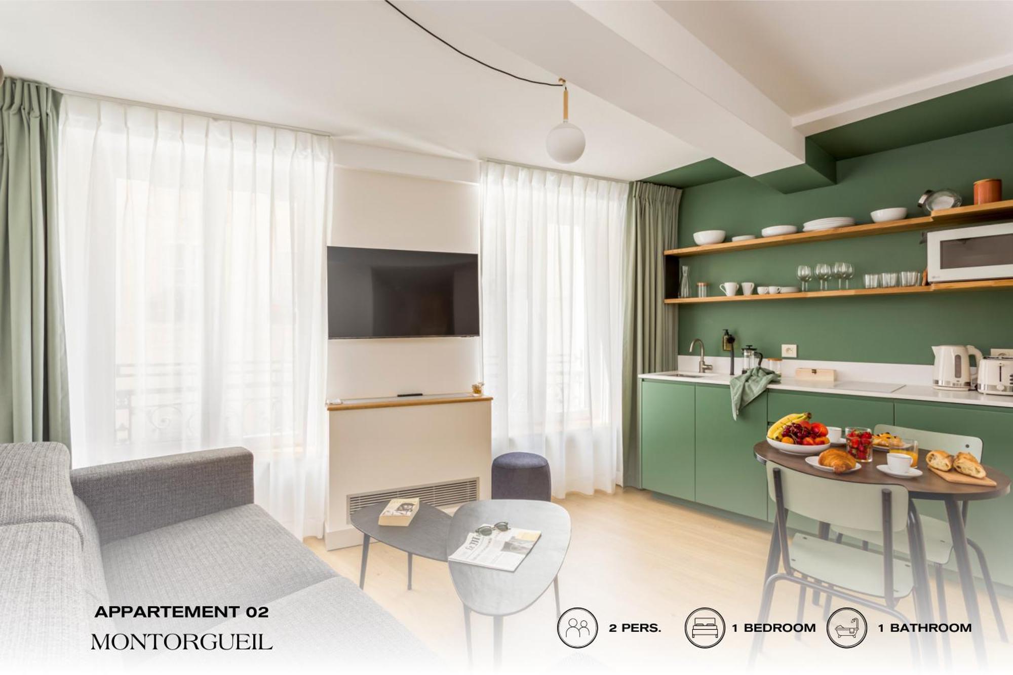 Ferienwohnung Beauquartier - Montorgueil Paris Exterior foto