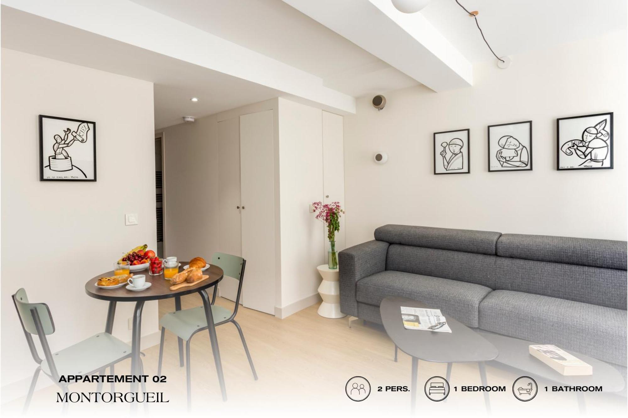 Ferienwohnung Beauquartier - Montorgueil Paris Exterior foto
