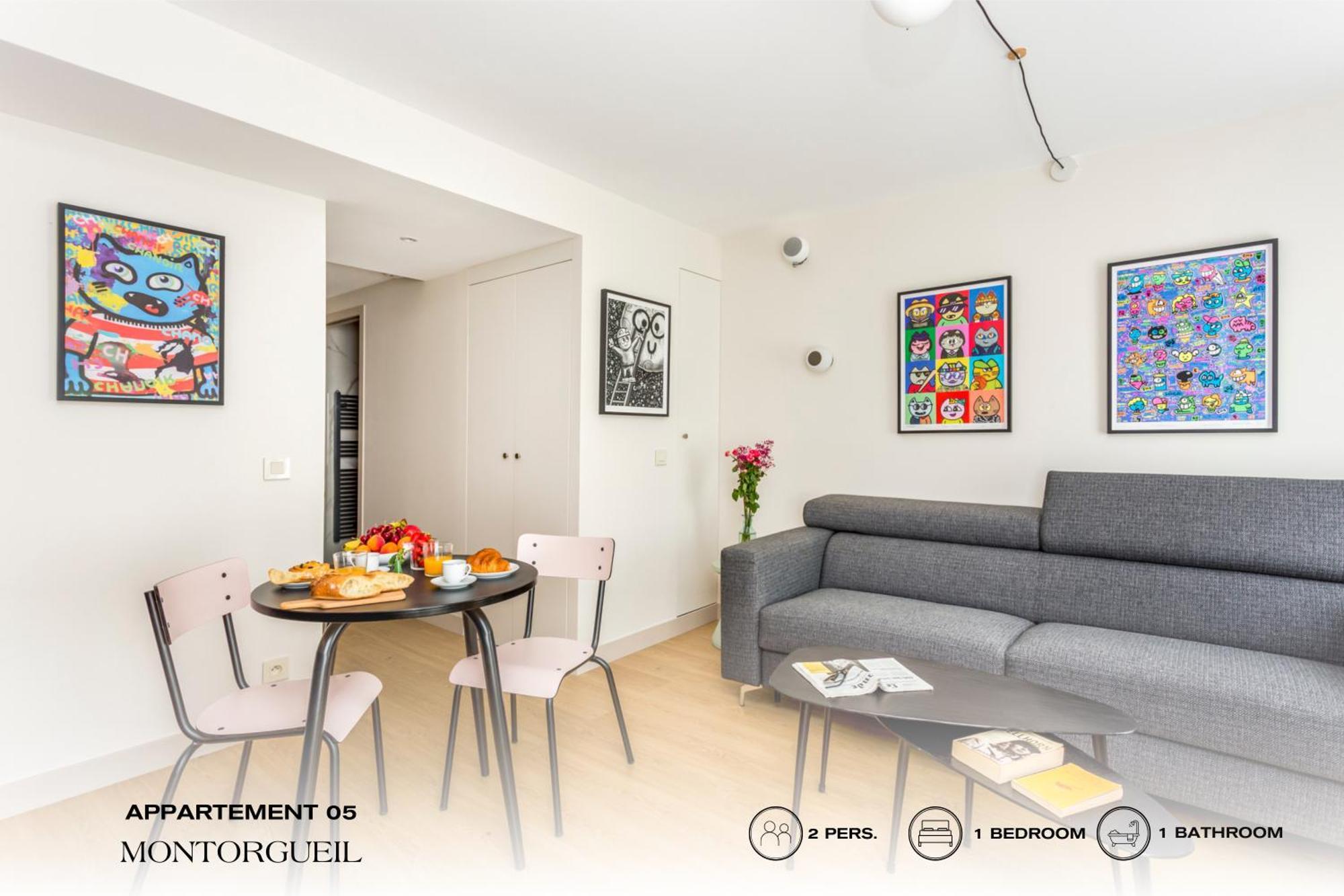 Ferienwohnung Beauquartier - Montorgueil Paris Exterior foto