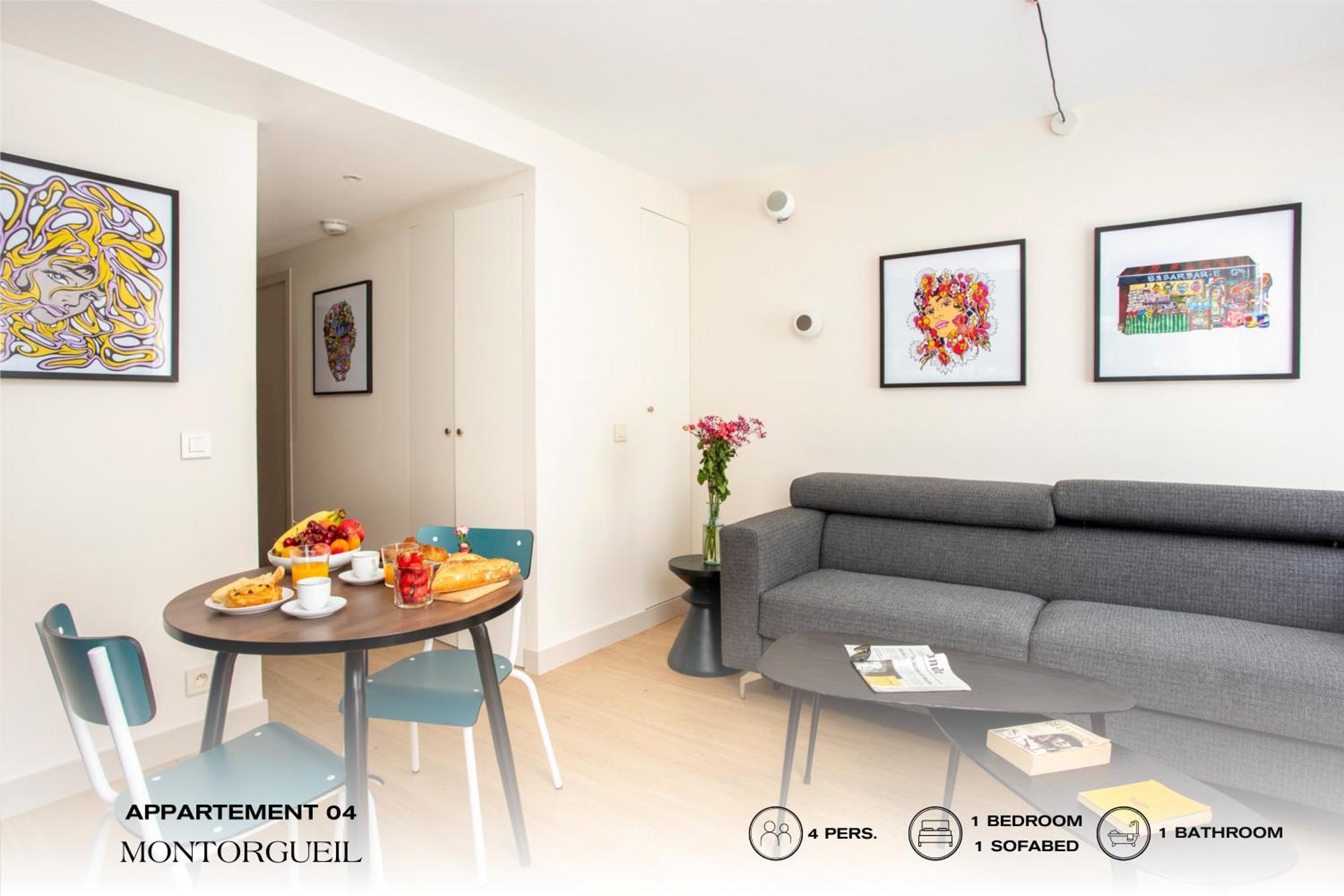 Ferienwohnung Beauquartier - Montorgueil Paris Exterior foto