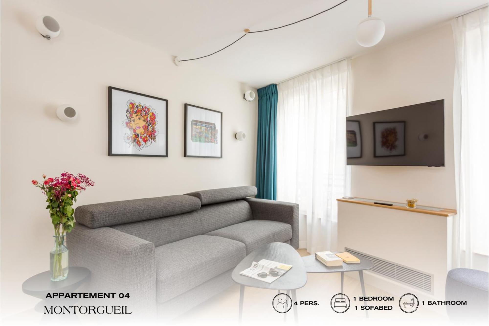 Ferienwohnung Beauquartier - Montorgueil Paris Exterior foto