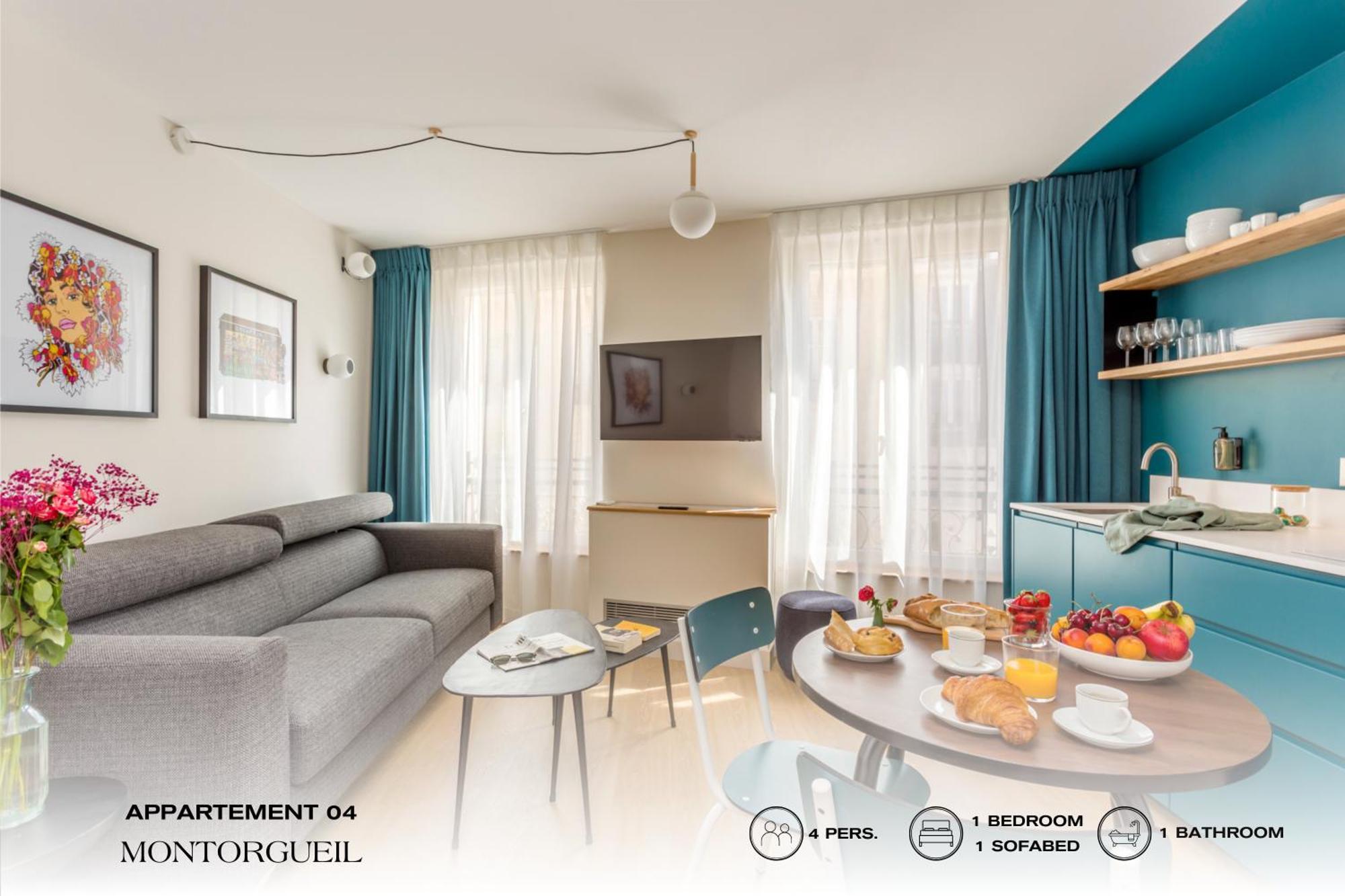 Ferienwohnung Beauquartier - Montorgueil Paris Exterior foto