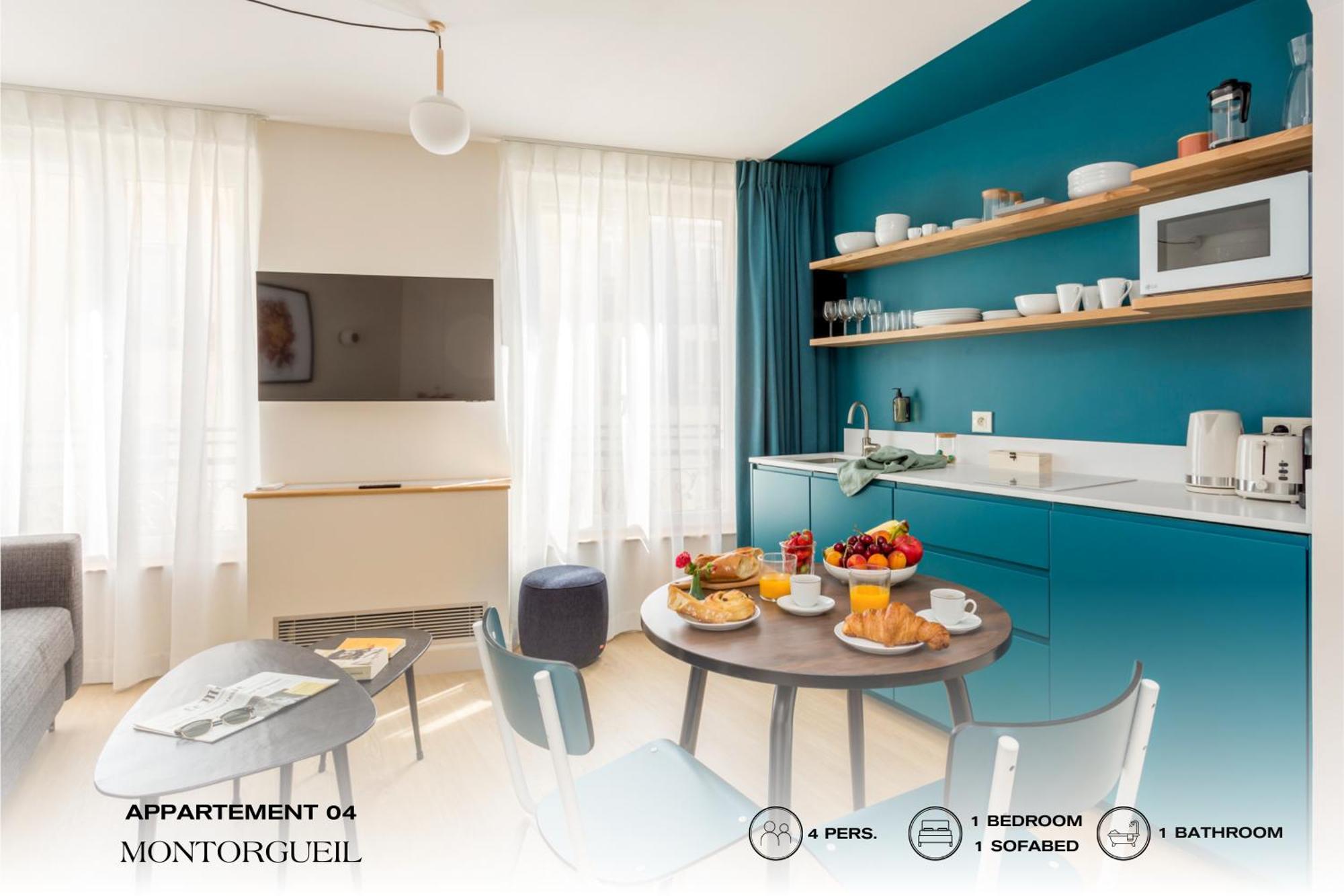 Ferienwohnung Beauquartier - Montorgueil Paris Exterior foto
