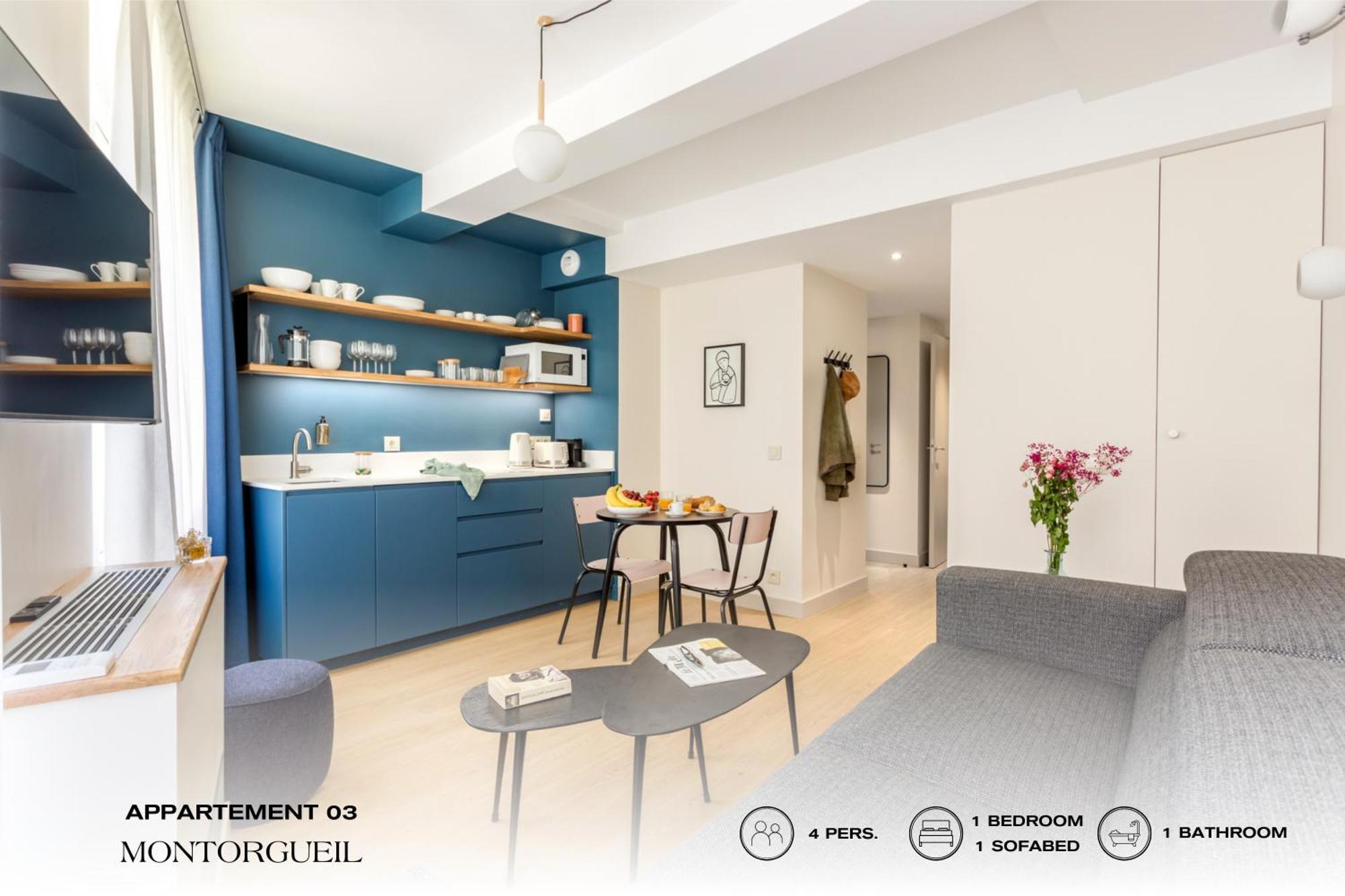 Ferienwohnung Beauquartier - Montorgueil Paris Exterior foto