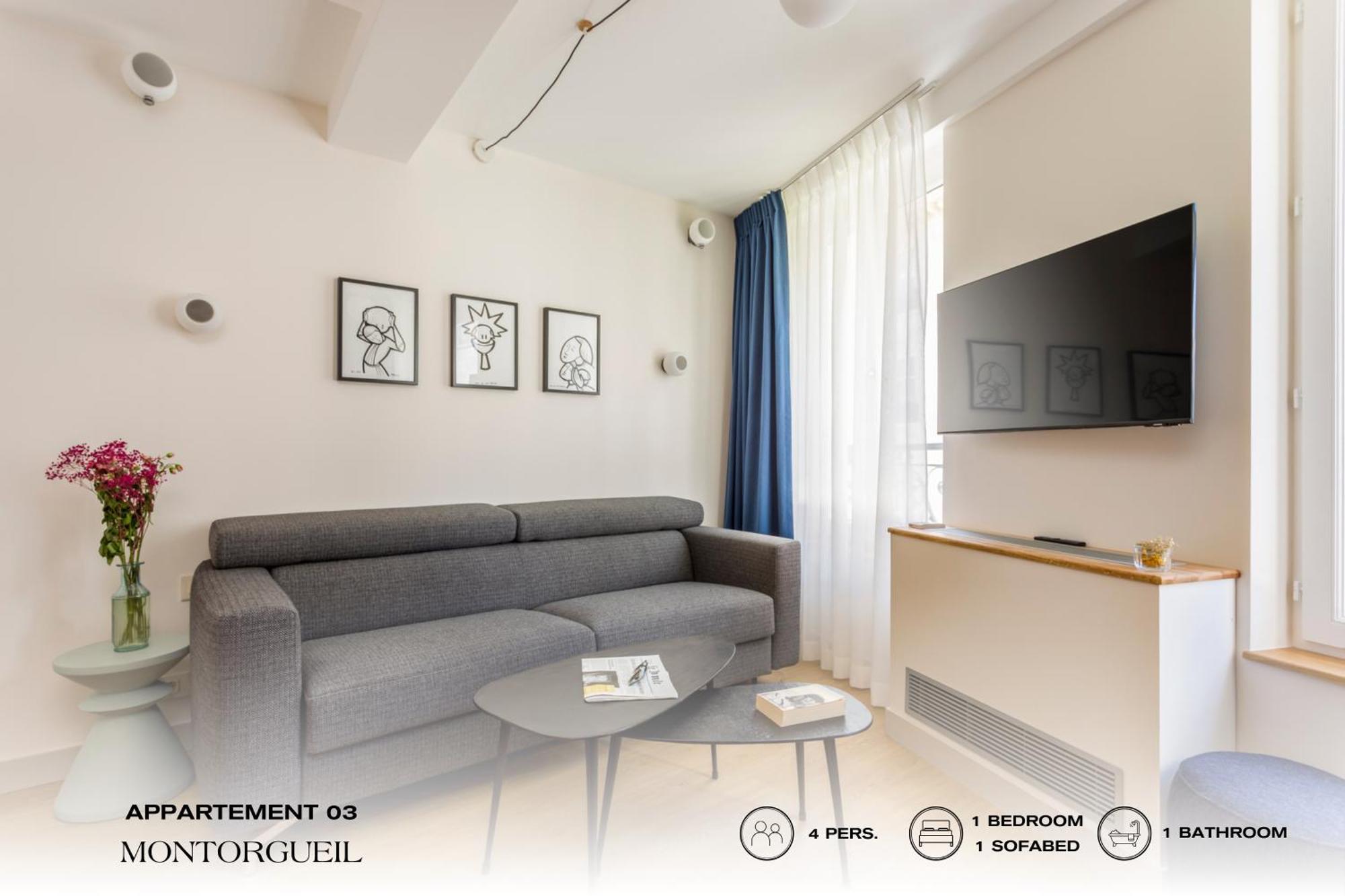 Ferienwohnung Beauquartier - Montorgueil Paris Exterior foto